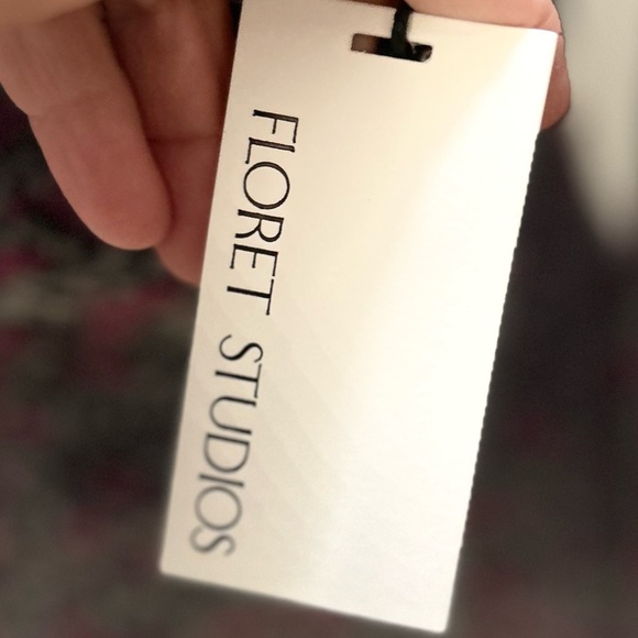 NWT Revolve Floret Studios Floral Chiffon Dress Med 32” D1 - Picture 5 of 11